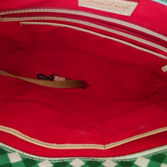 Dooney & Bourke Gingham Tote & Wallet - Picture 9 of 16